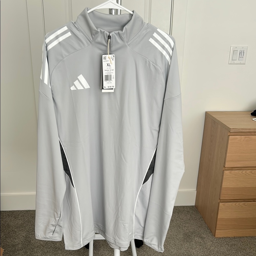 Adidas Light Gray Tiro Training Jacket - image 1